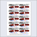 Cartes de visite Golfistes